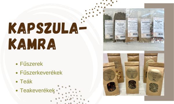 Mit jelent a kapszulakamra a fűszerek világában?